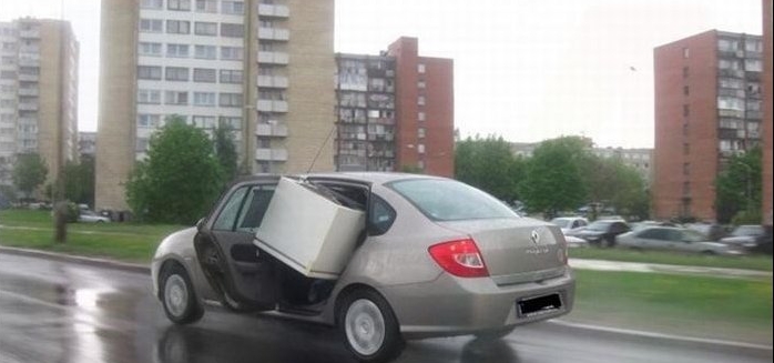 šaldytuvo pervežimas