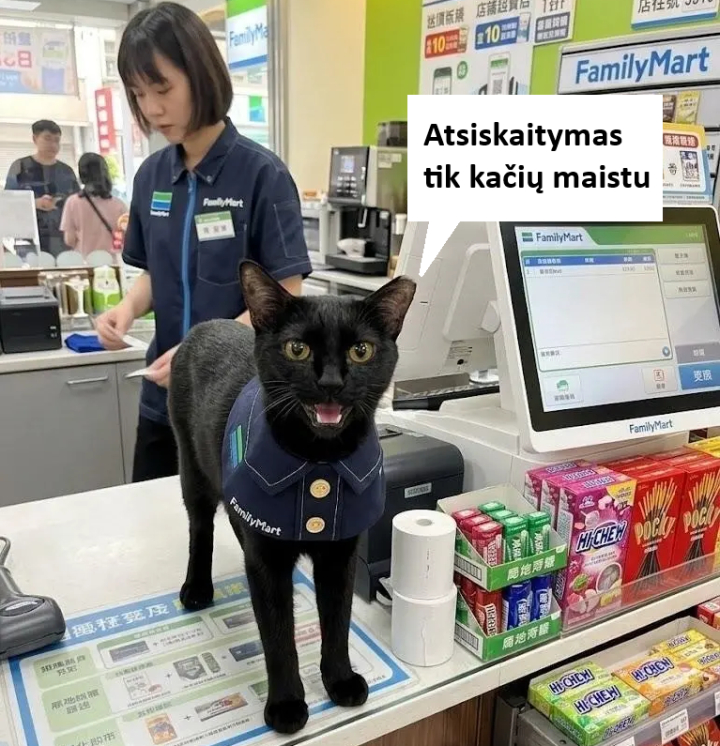 katinas pardavėjas